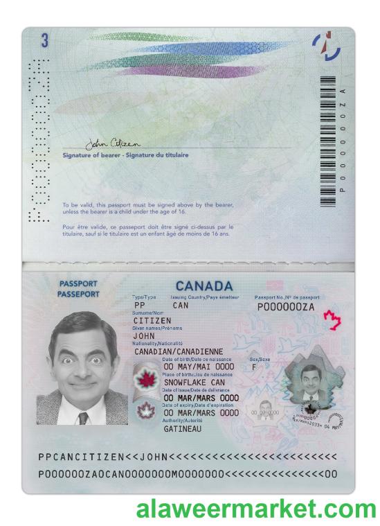 Canada passport 2023-present version 2
